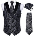 GentCrest Black Paisley Vest Set - Image 1