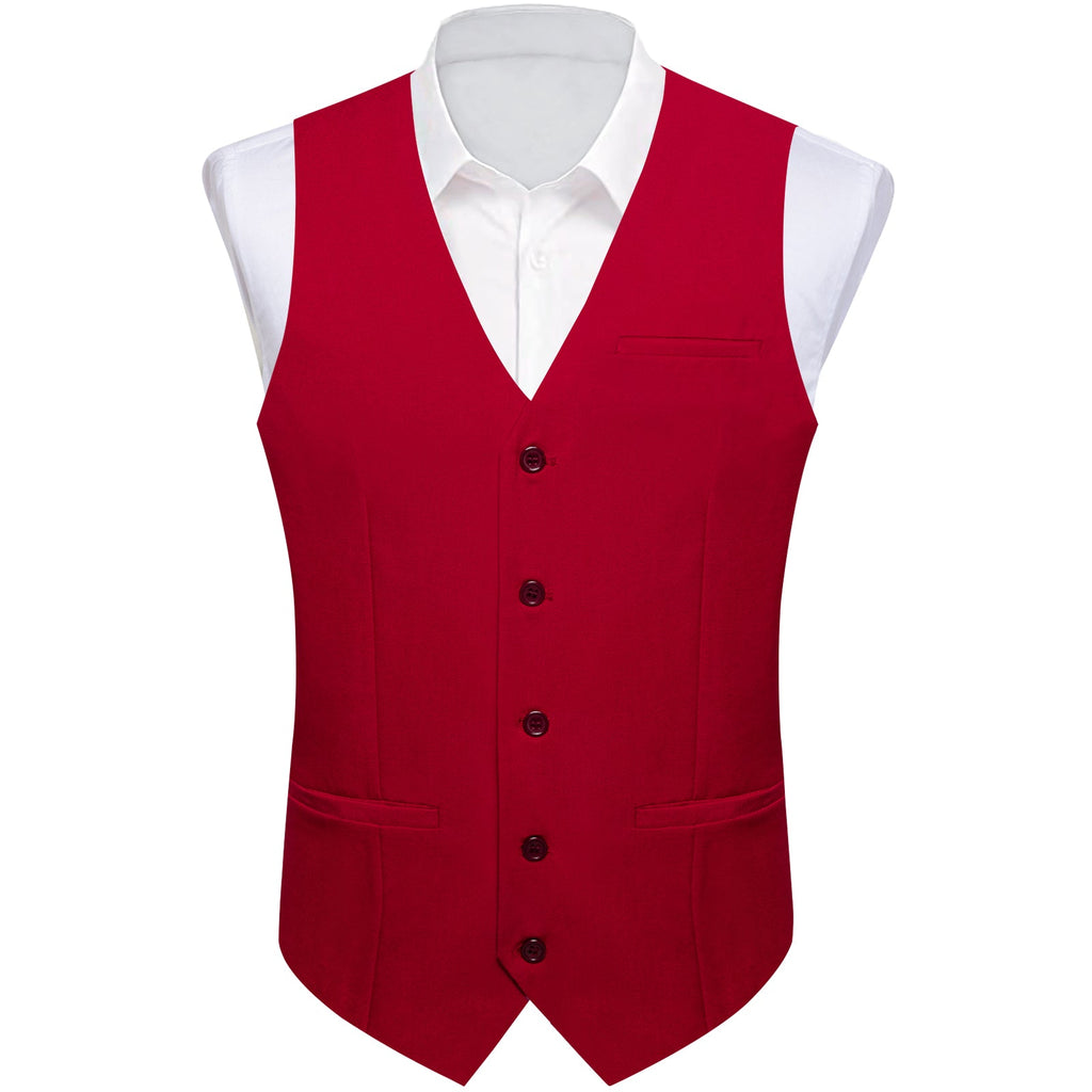 GentCrest Red Solid Vest - Image 1