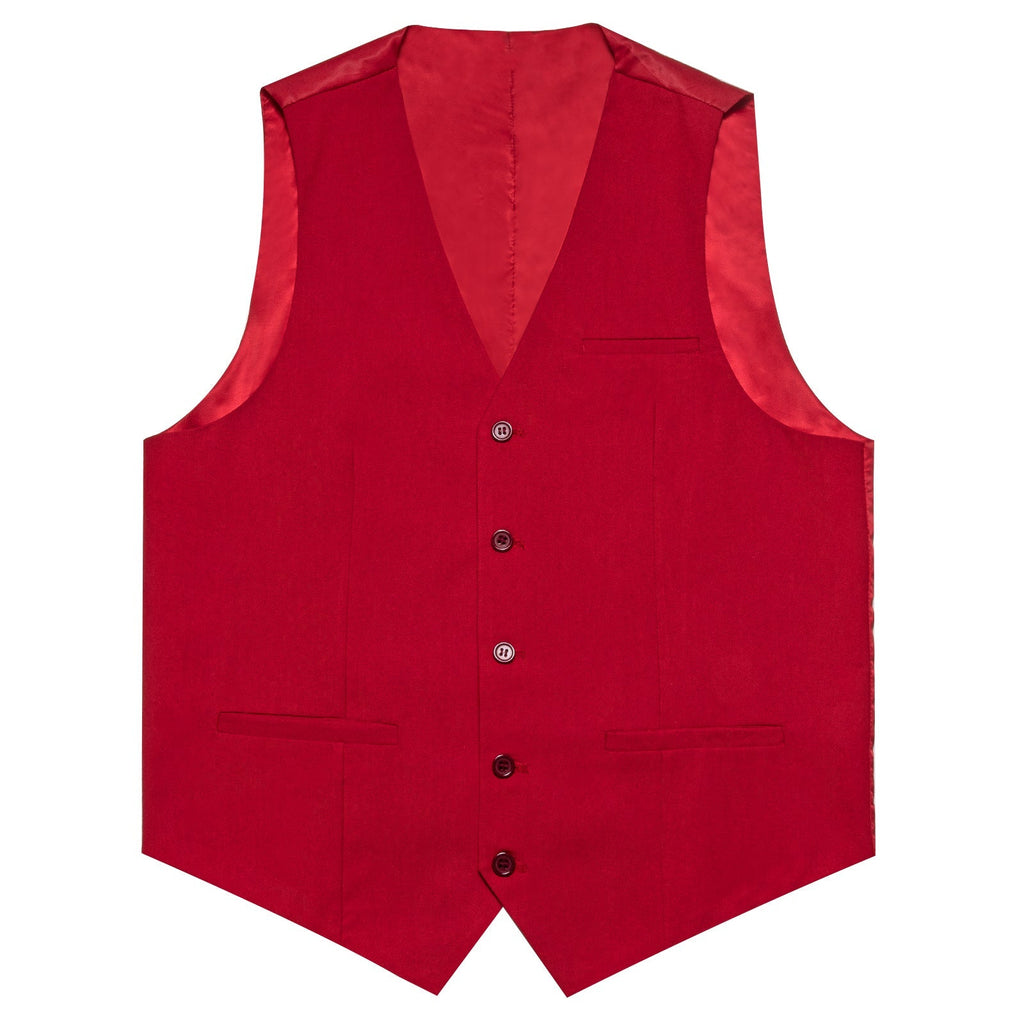 GentCrest Red Solid Vest - Image 3