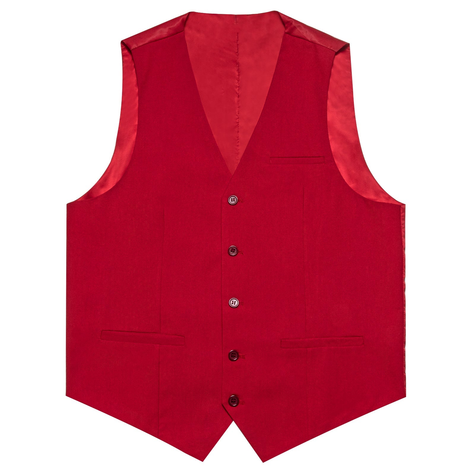 GentCrest Red Solid Vest - Image 3