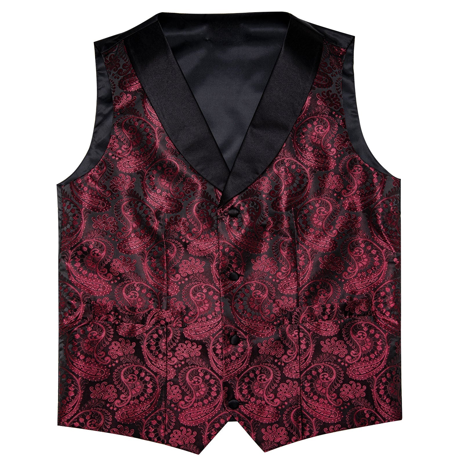 GentCrest Black Paisley Vest Set - Image 13