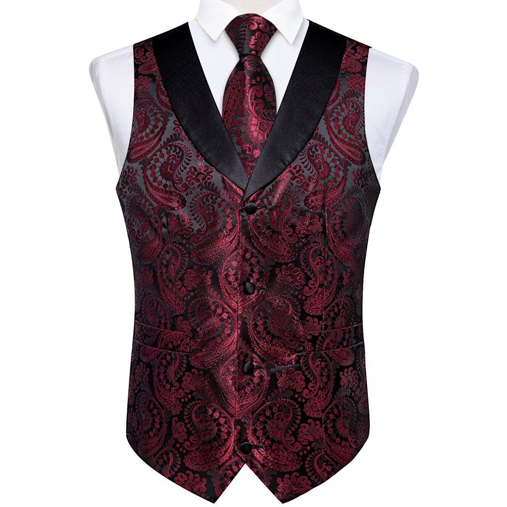 GentCrest Black Paisley Vest Set - Image 7