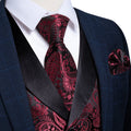 GentCrest Black Paisley Vest Set - Image 1