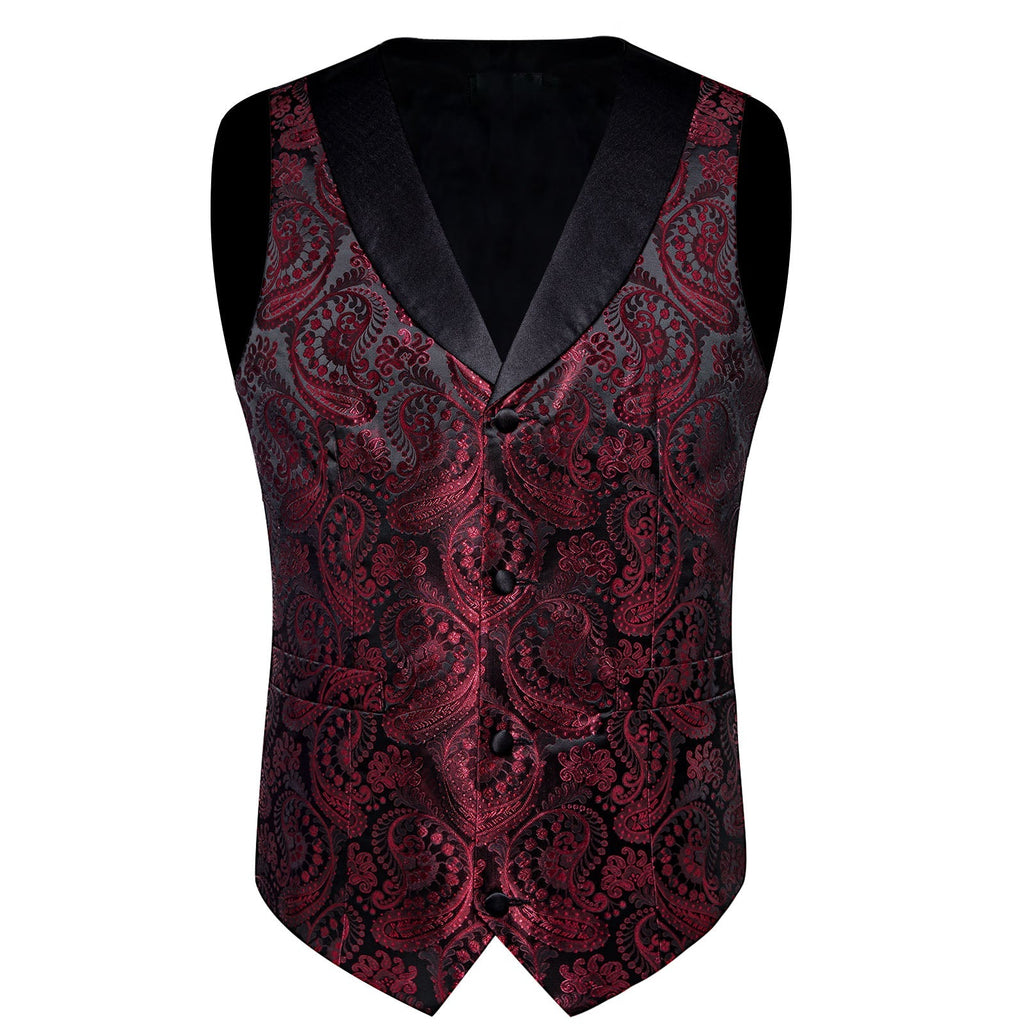 GentCrest Black Paisley Vest Set - Image 14
