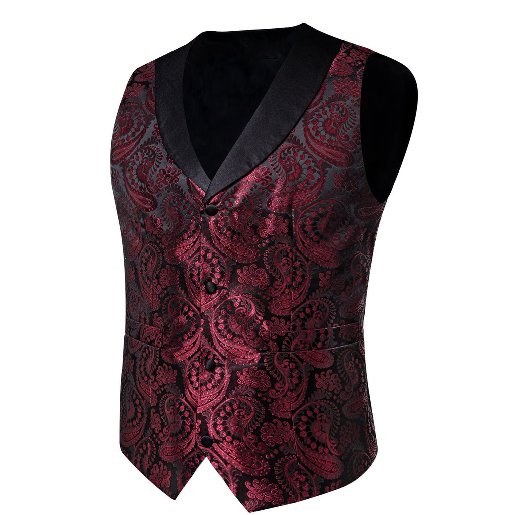 GentCrest Black Paisley Vest Set - Image 11