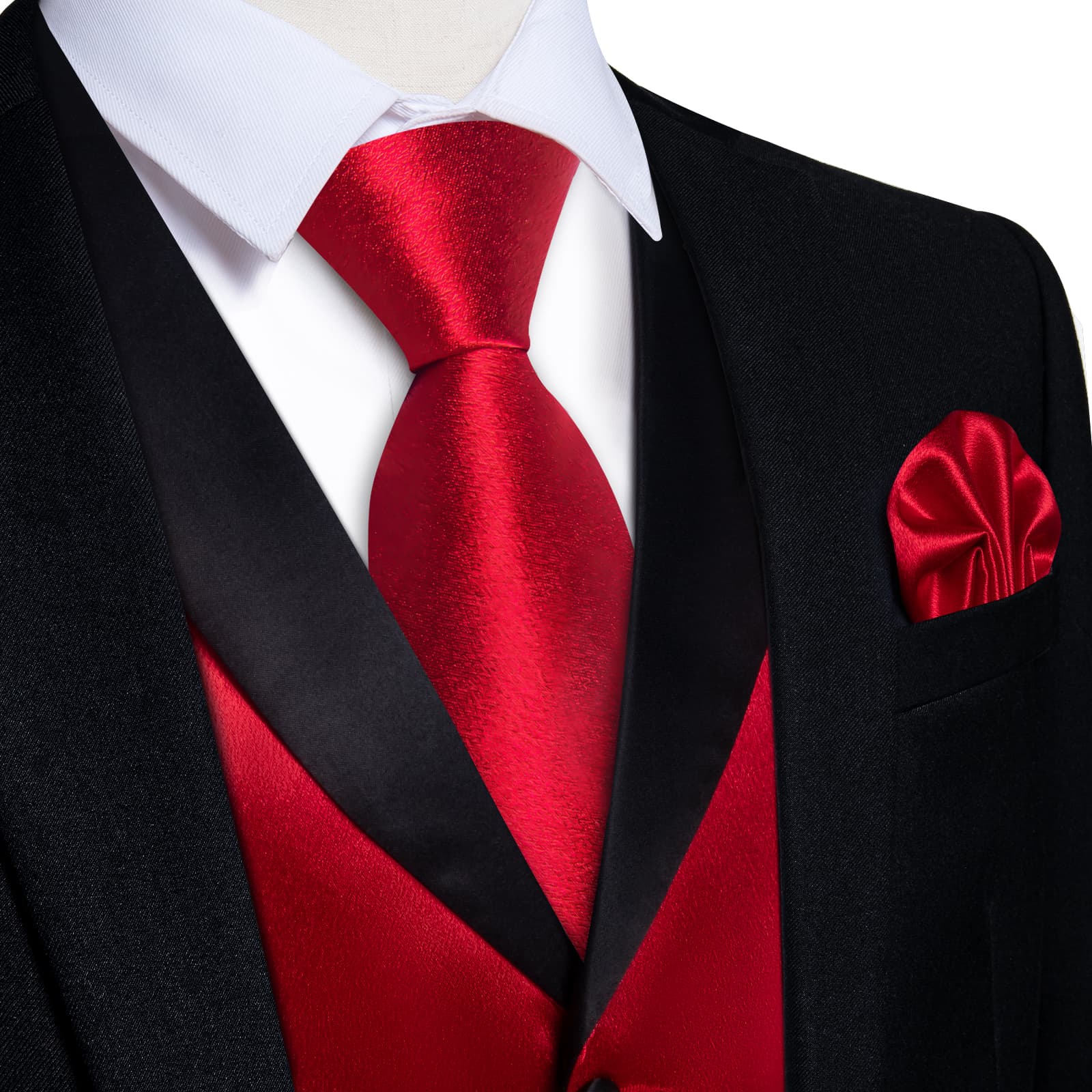 GentCrest Red Solid Vest Set - Image 1