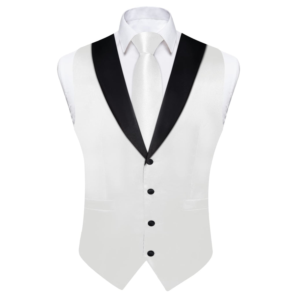 GentCrest White Solid Vest Set - Image 4