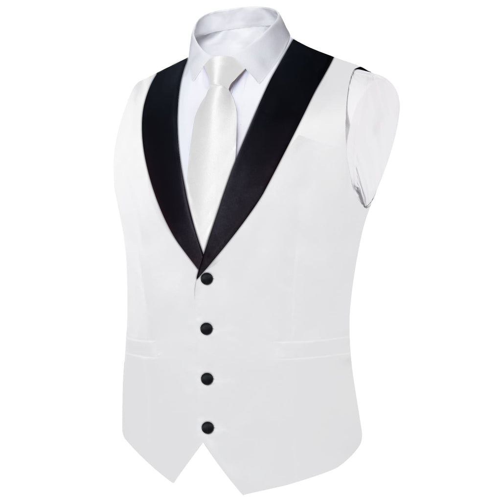 GentCrest White Solid Vest Set - Image 5