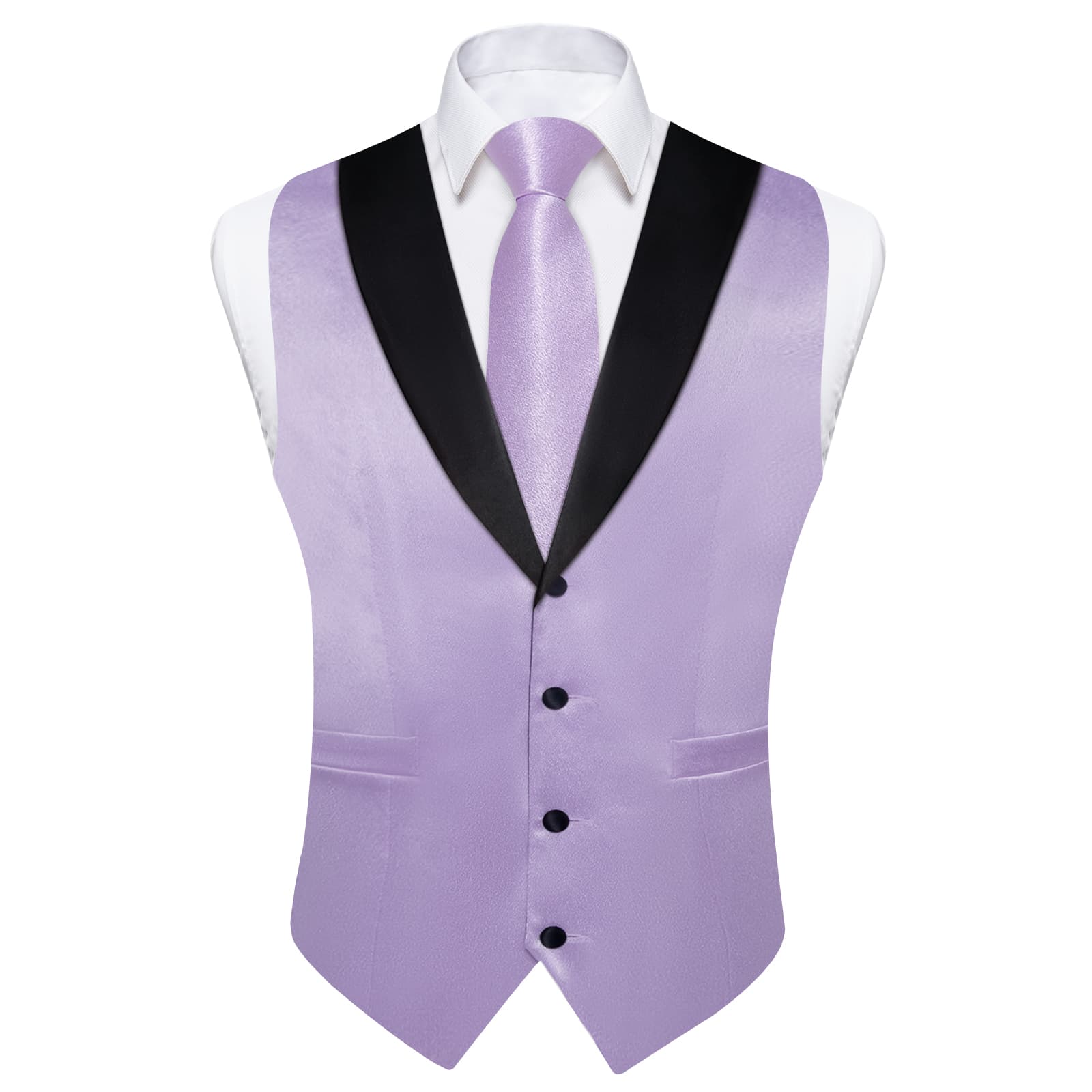 GentCrest Purple Solid Vest Set - Image 4
