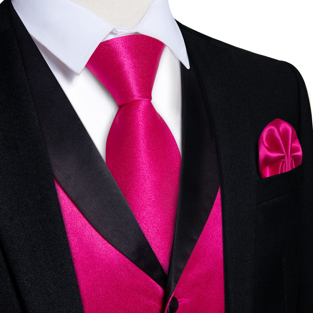 GentCrest Pink Solid Vest Set - Image 1