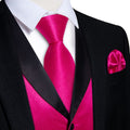 GentCrest Pink Solid Vest Set - Image 1