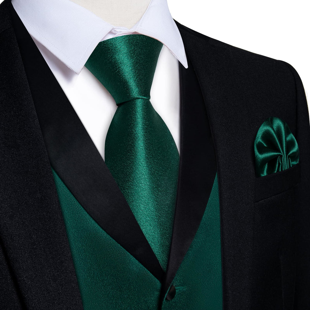 GentCrest Green Solid Vest Set - Image 1