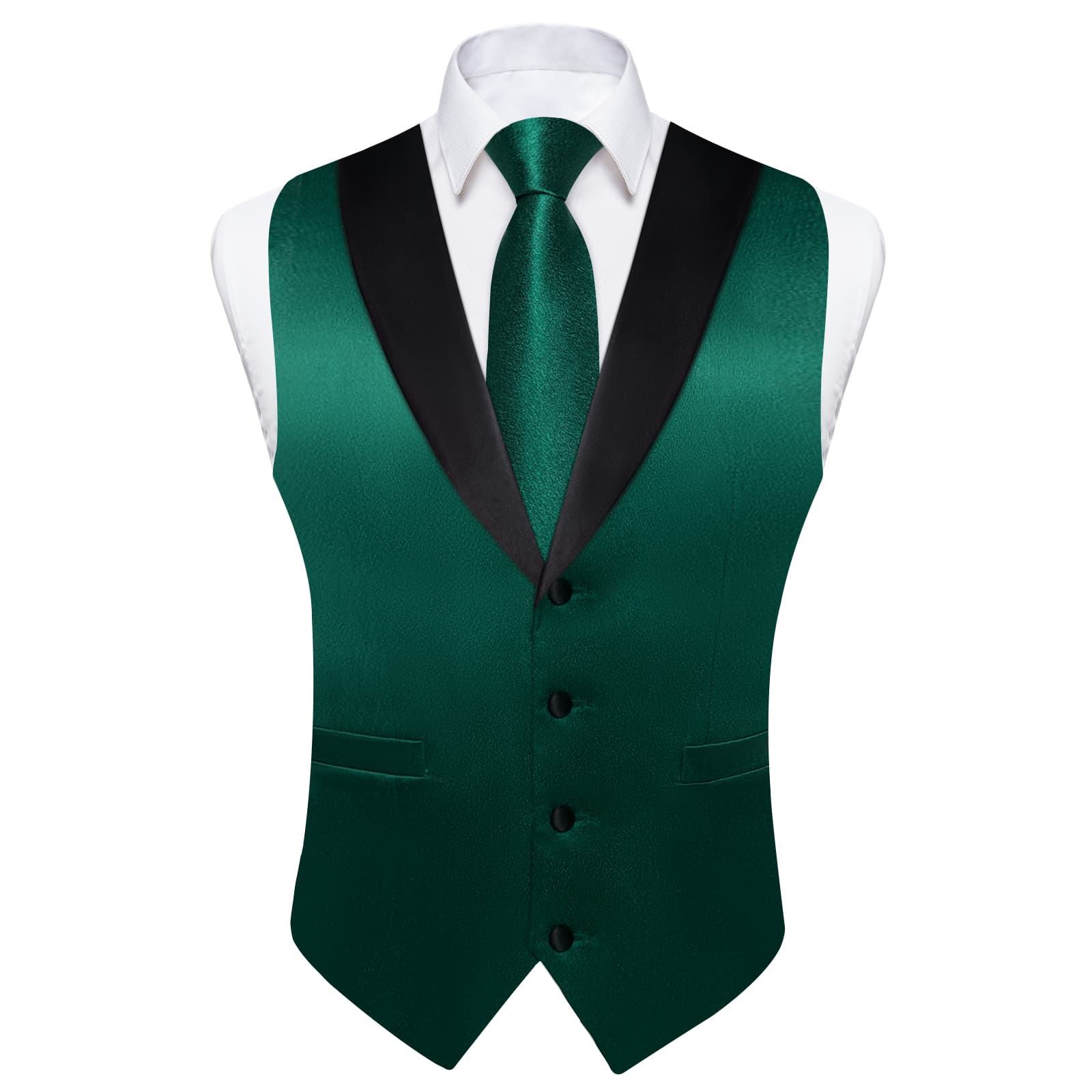 GentCrest Green Solid Vest Set - Image 4