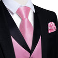 GentCrest Pink Solid Vest Set - Image 1