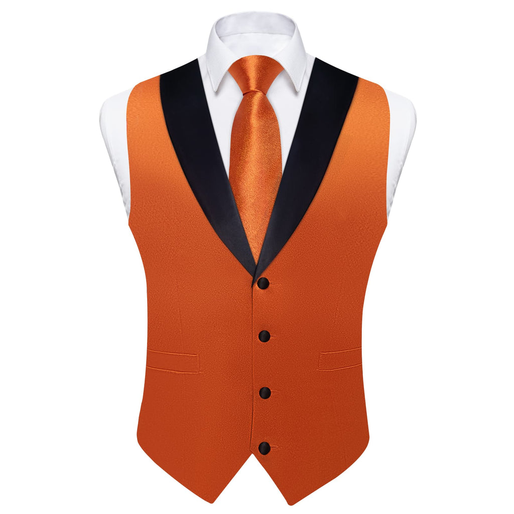 GentCrest Orange Solid Vest Set - Image 4