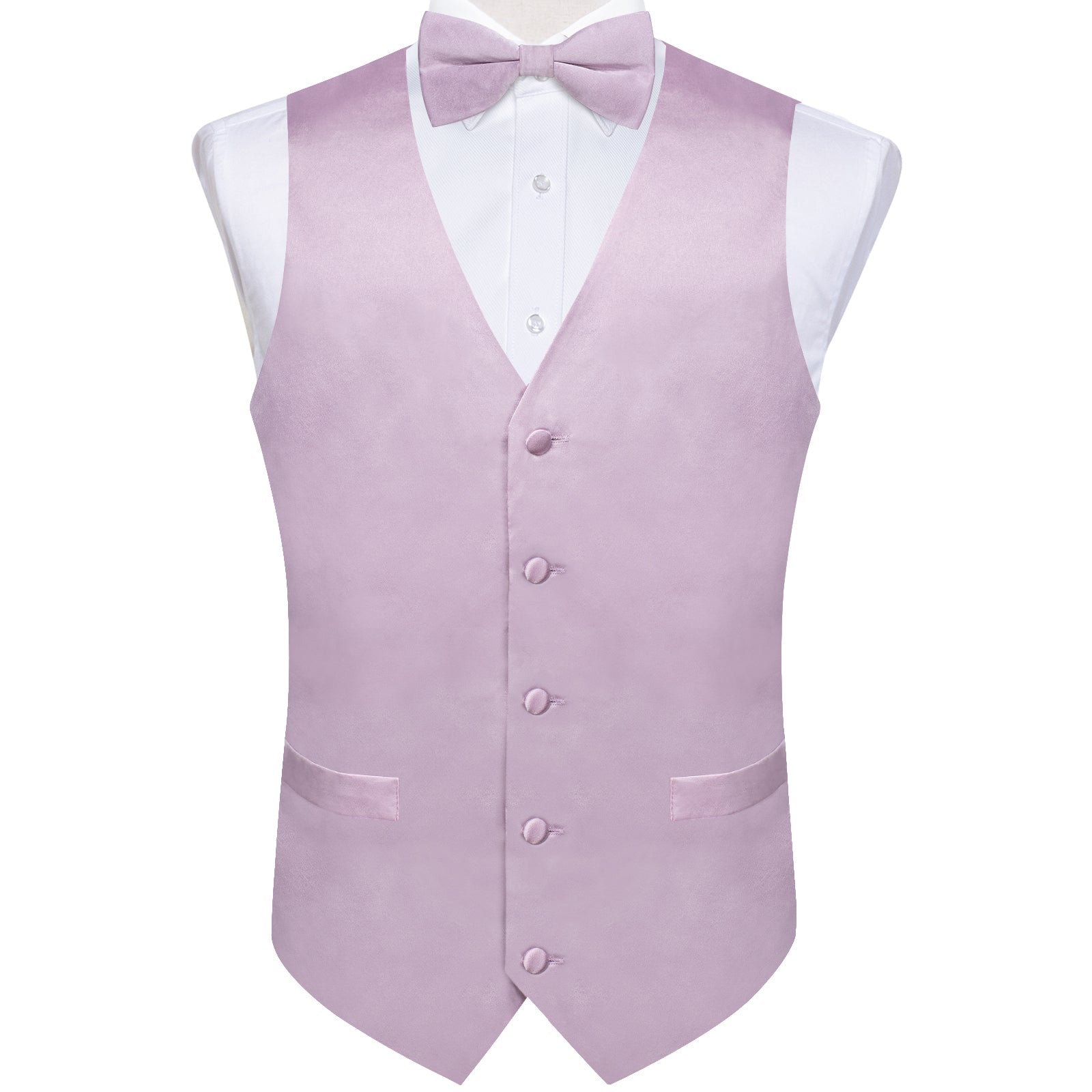 GentCrest Purple Solid Vest Set - Image 1