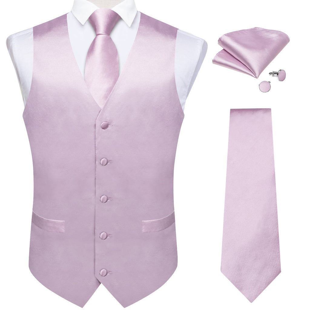 GentCrest Purple Solid Vest Set - Image 7
