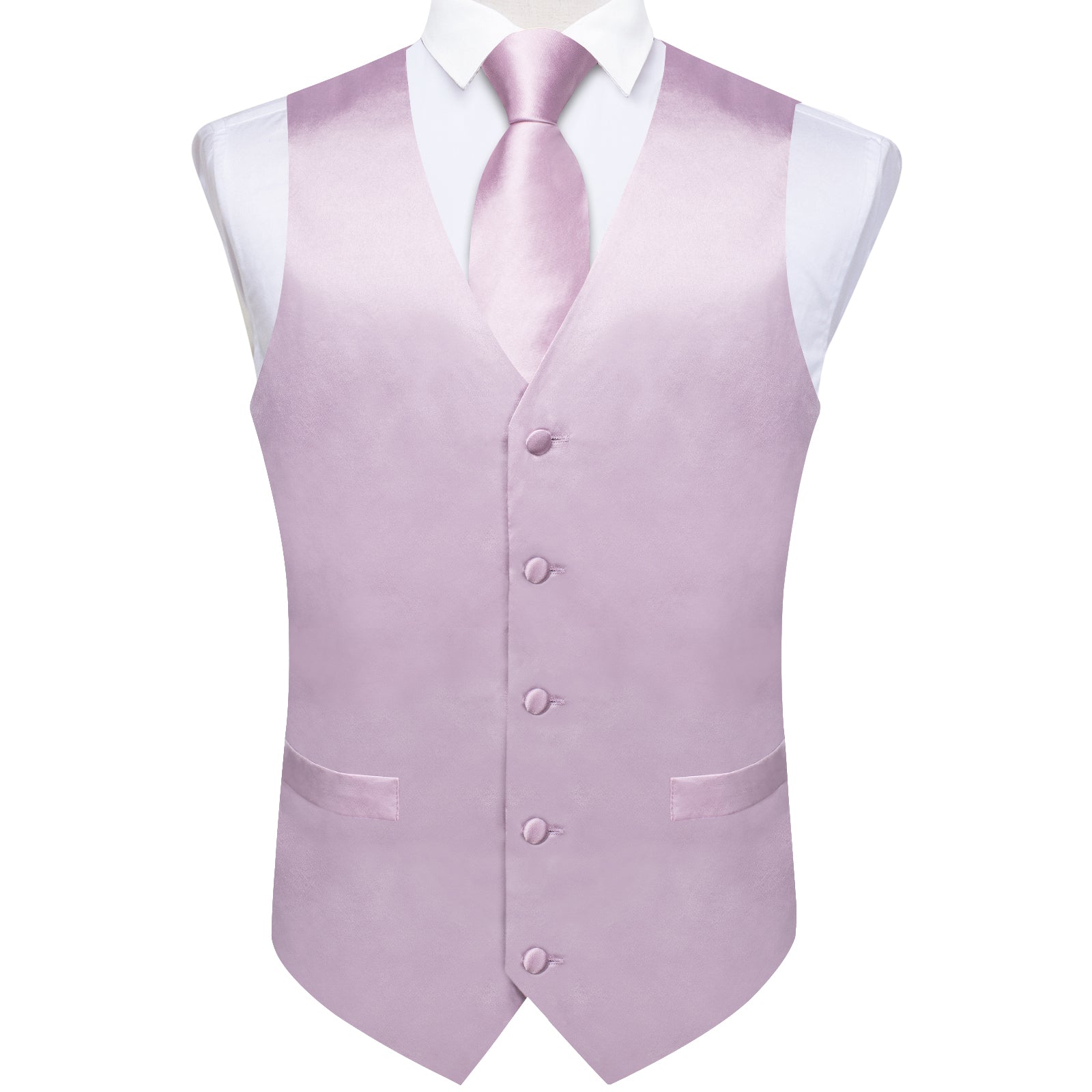 GentCrest Purple Solid Vest Set - Image 2