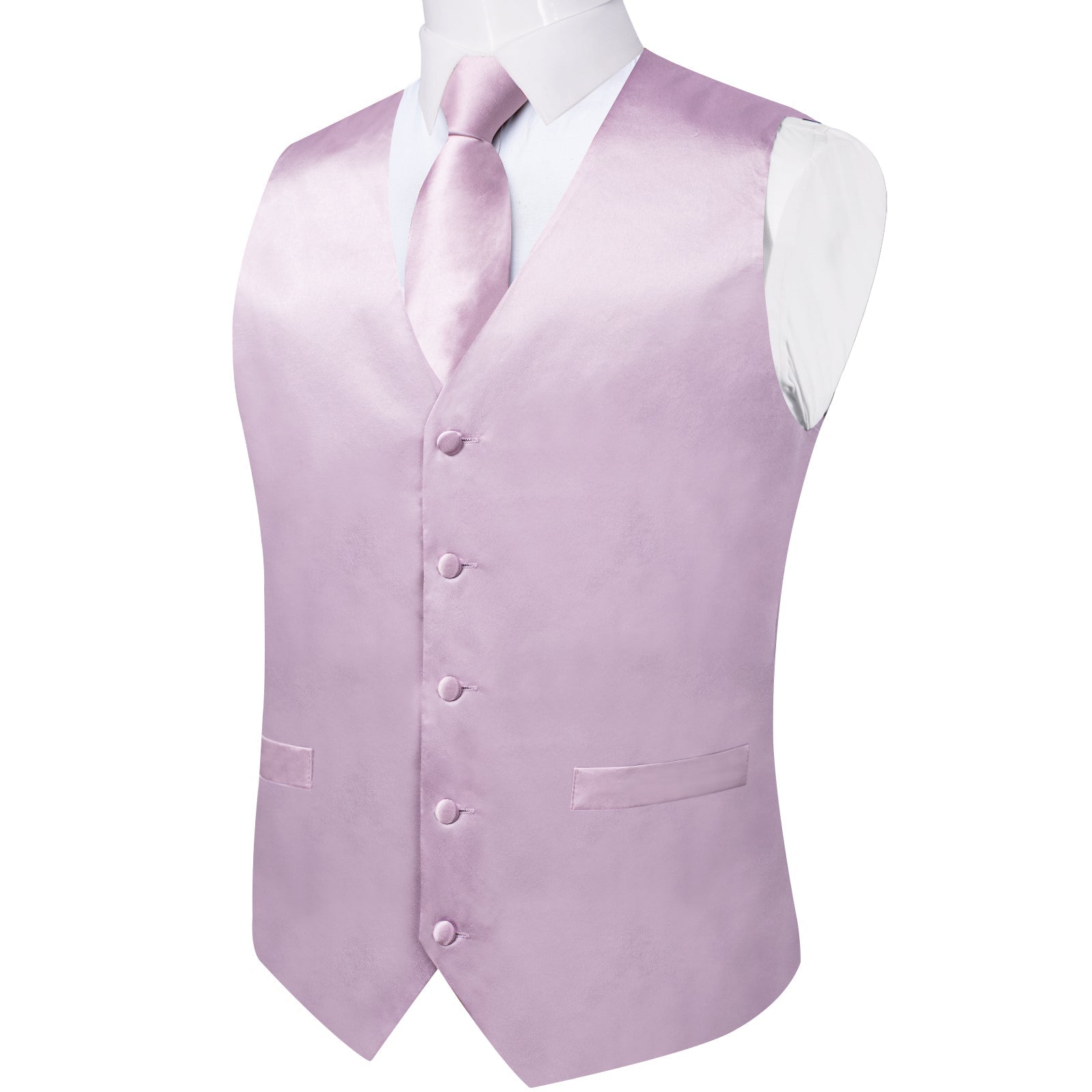 GentCrest Purple Solid Vest Set - Image 3