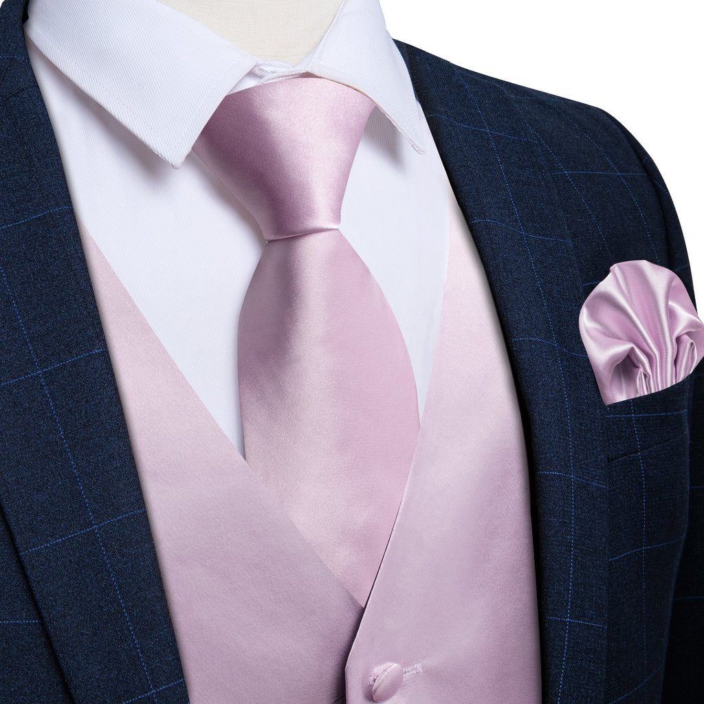 GentCrest Purple Solid Vest Set - Image 1