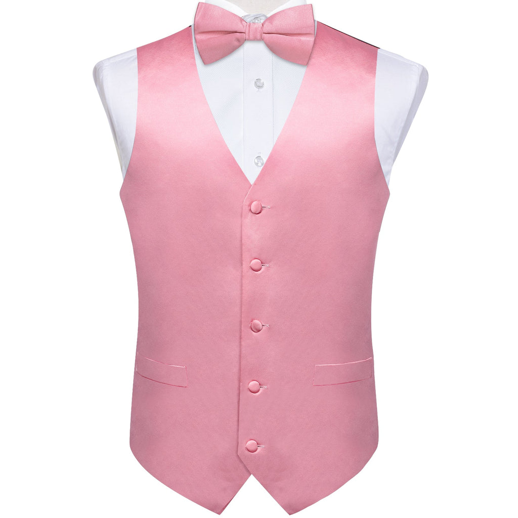 GentCrest Pink Solid Vest Set - Image 1