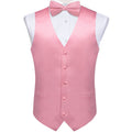 GentCrest Pink Solid Vest Set - Image 1