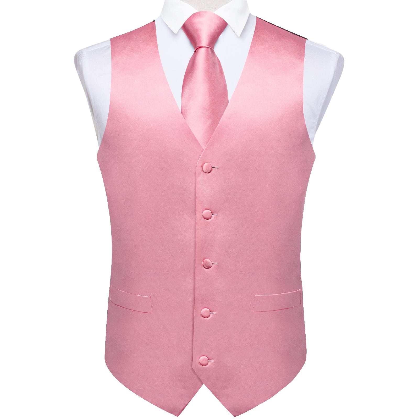 GentCrest Pink Solid Vest Set - Image 6