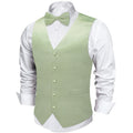 GentCrest Green Solid Vest Set - Image 1