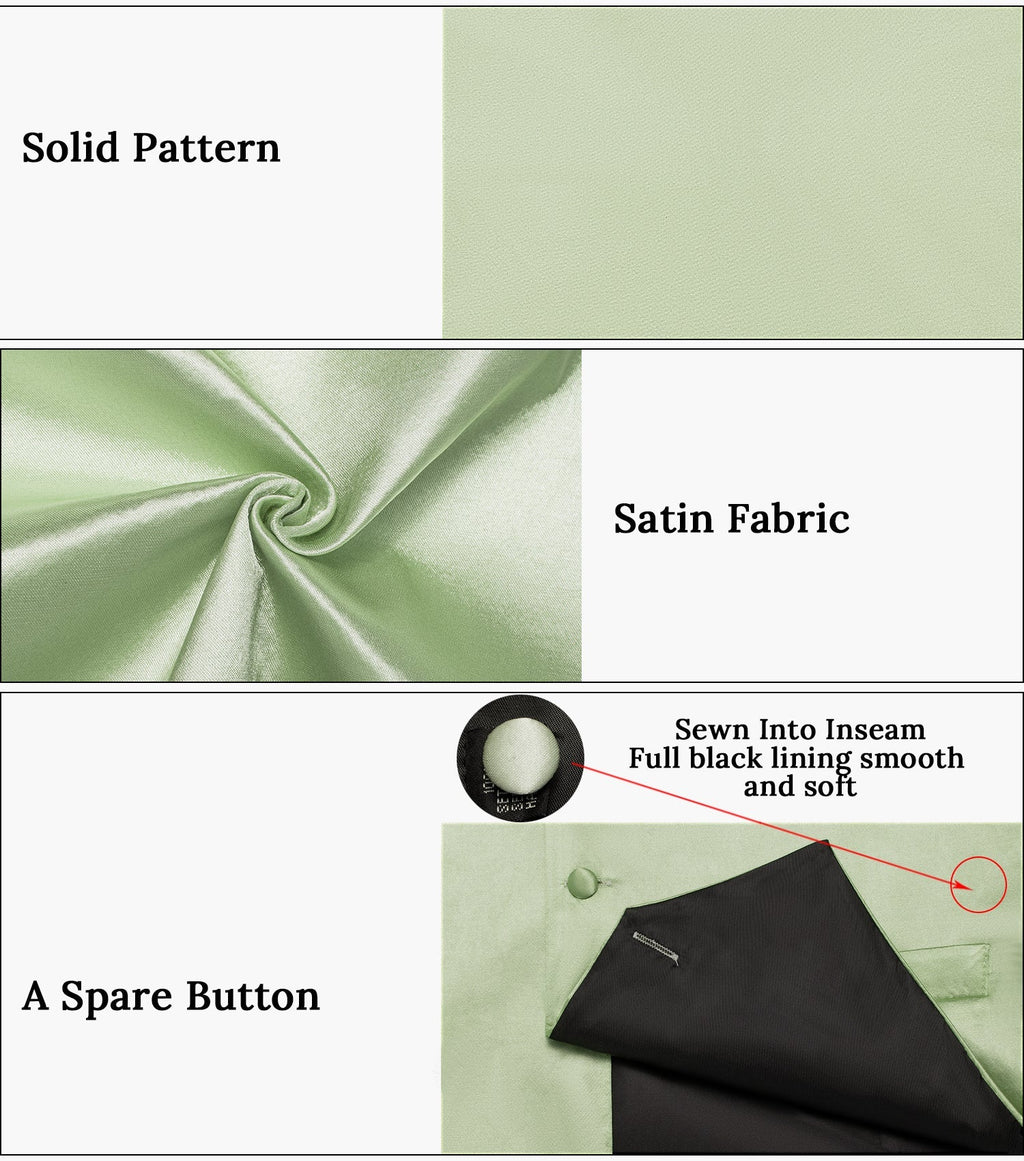 GentCrest Green Solid Vest Set - Image 7