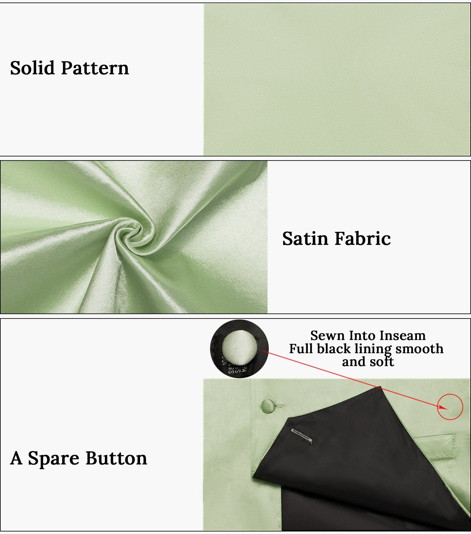 GentCrest Green Solid Vest Set - Image 8