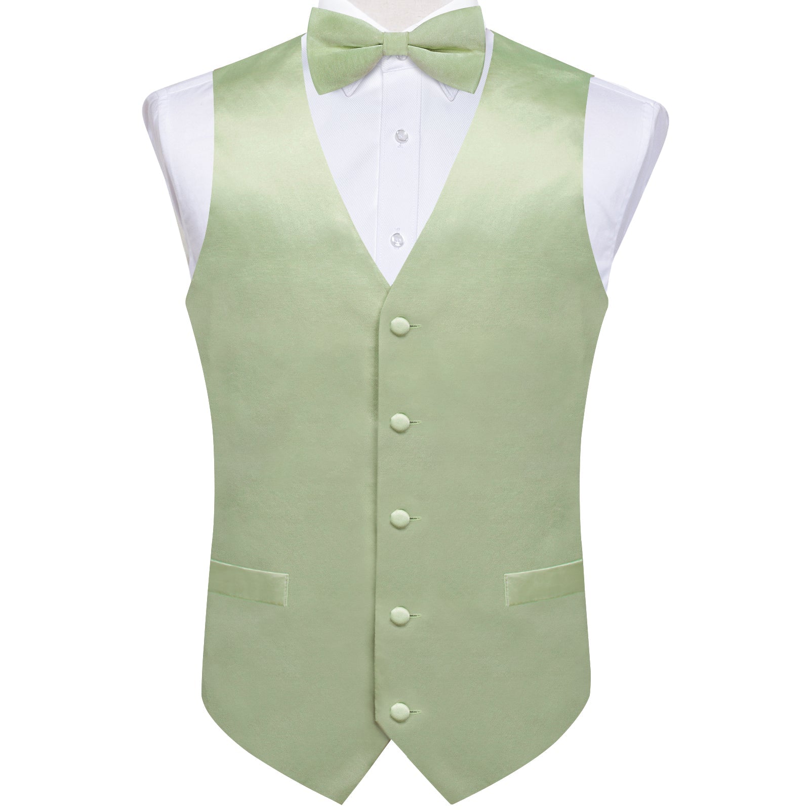 GentCrest Green Solid Vest Set - Image 1