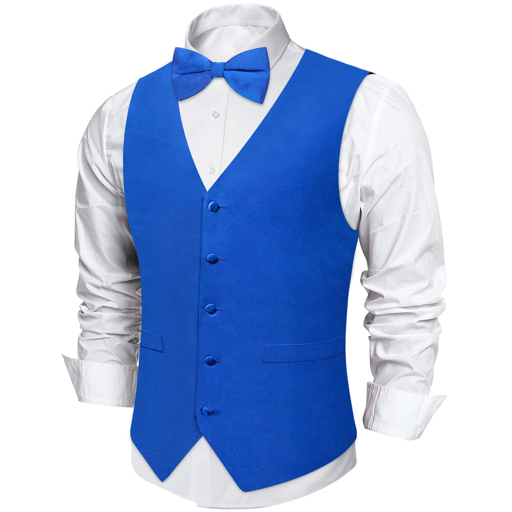 GentCrest Blue Solid Vest Set - Image 2