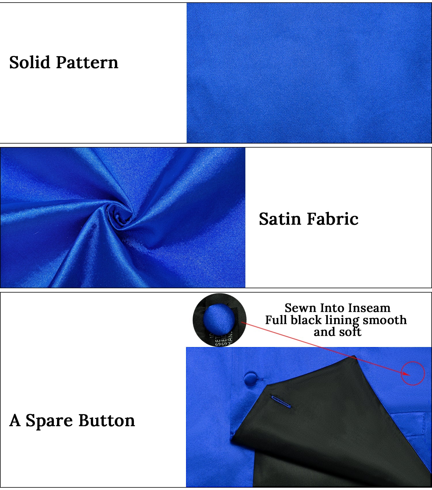 GentCrest Blue Solid Vest Set - Image 4