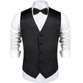 GentCrest Black Solid Vest Set - Image 1
