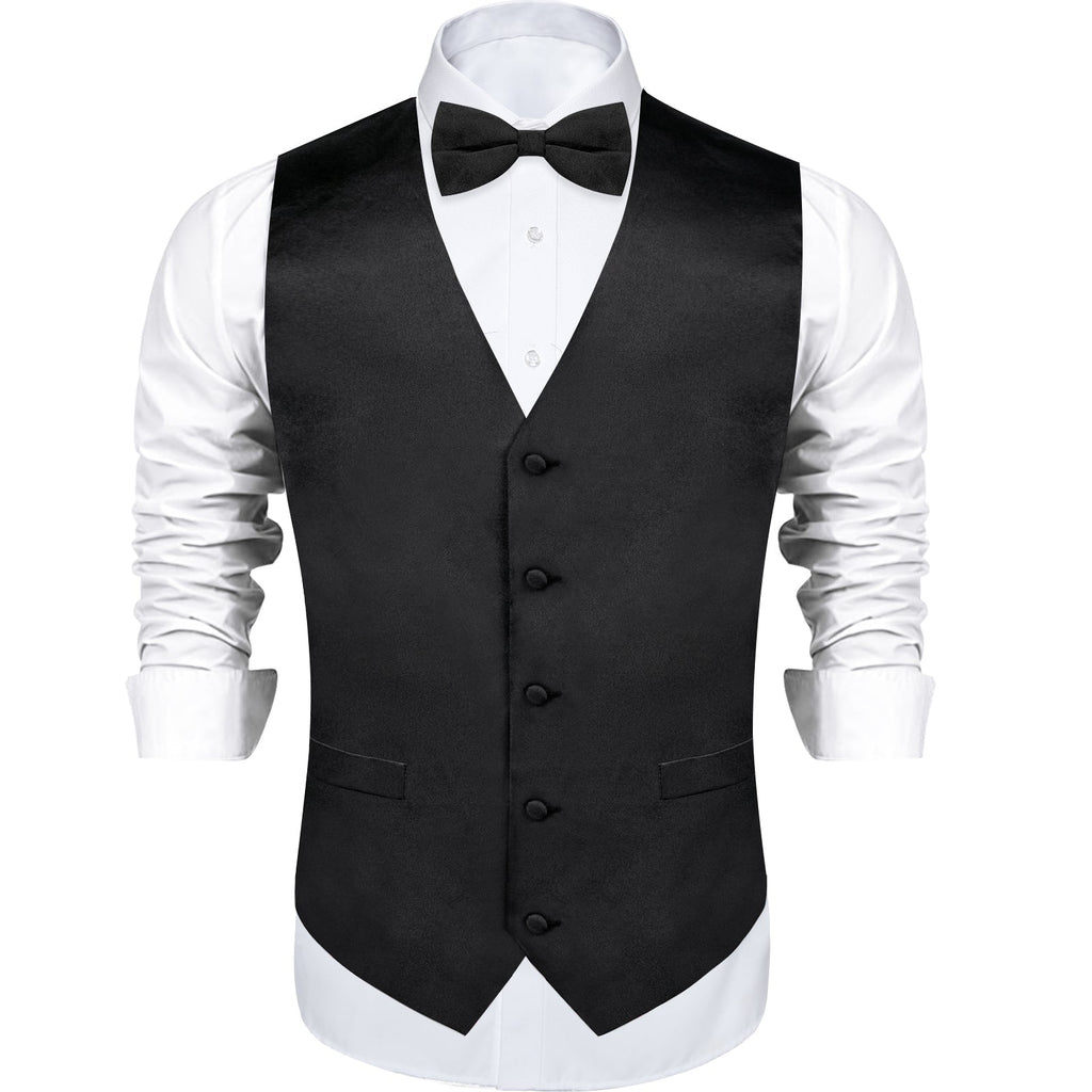 GentCrest Black Solid Vest Set - Image 5