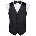 GentCrest Black Solid Vest Set - Image 1