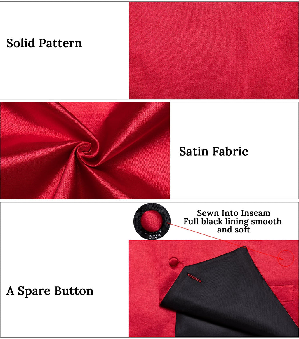 GentCrest Red Solid Vest Set - Image 7