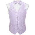 GentCrest Plum Paisley Vest Set - Image 1