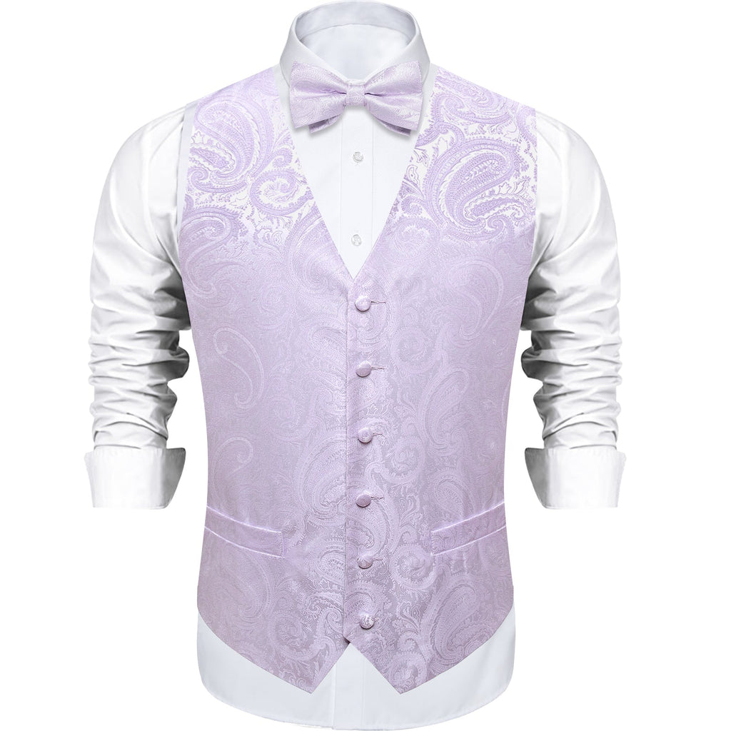 GentCrest Plum Paisley Vest Set - Image 4