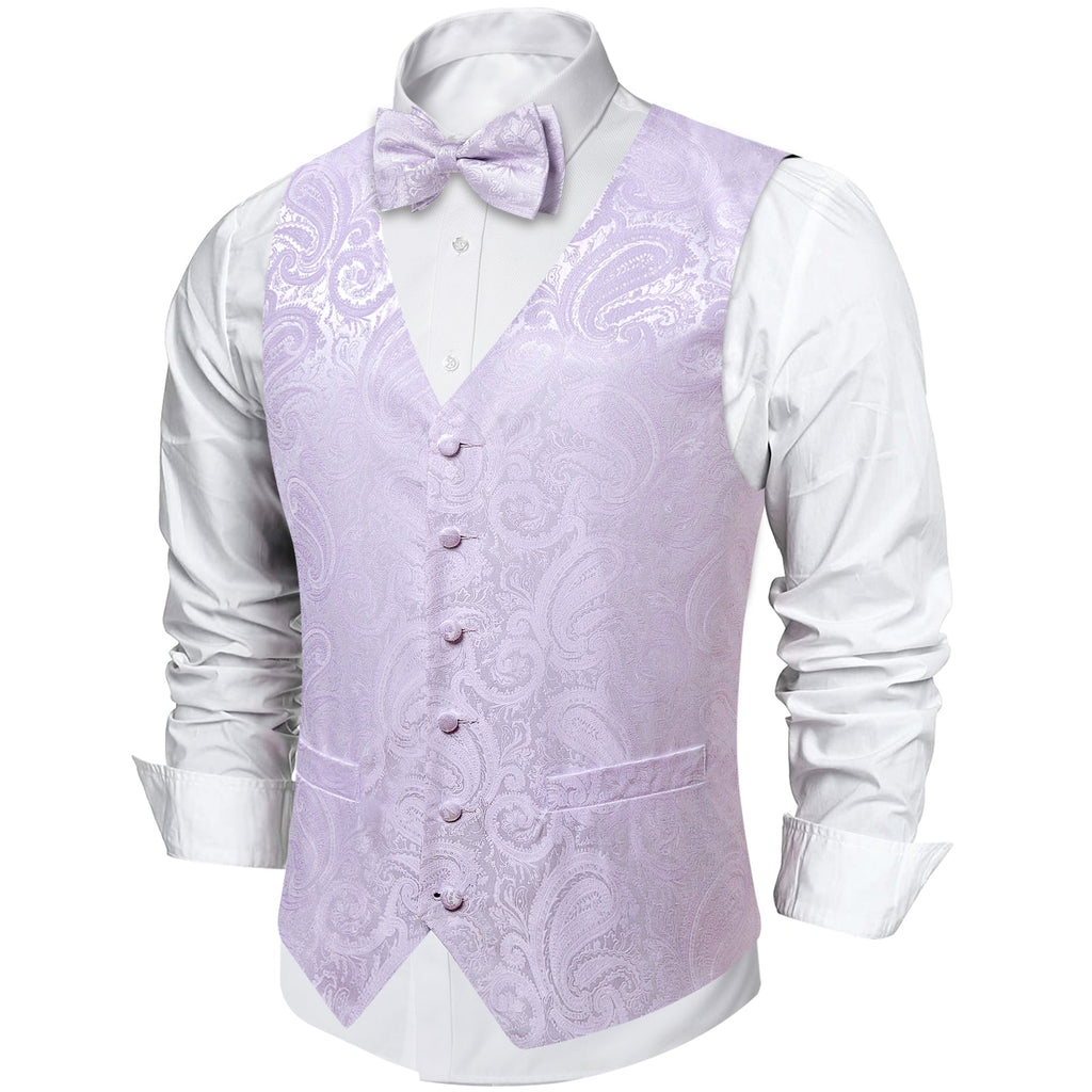 GentCrest Plum Paisley Vest Set - Image 5