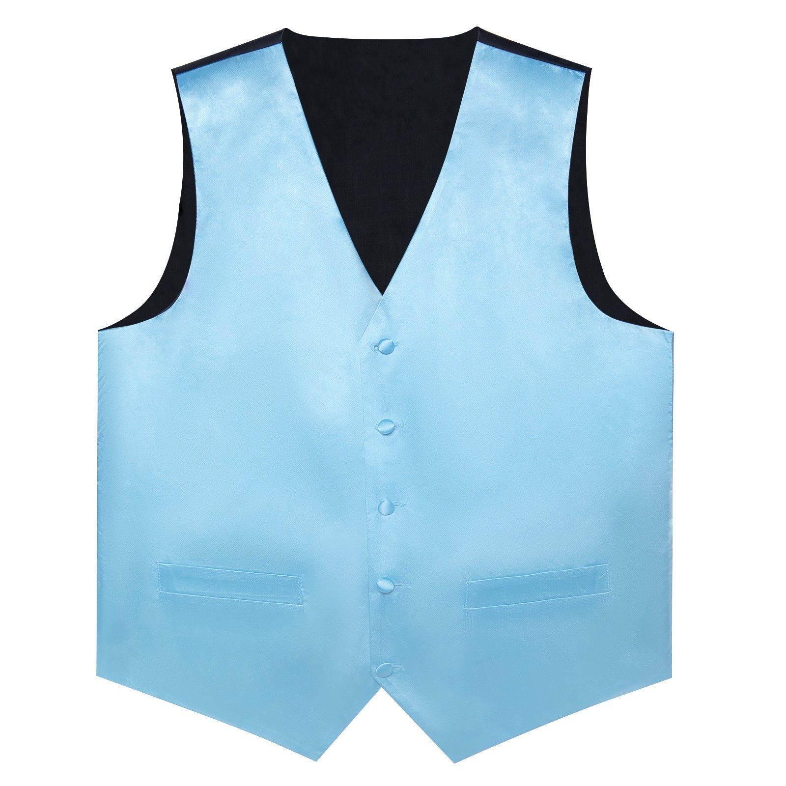GentCrest Blue Solid Vest Set - Image 4