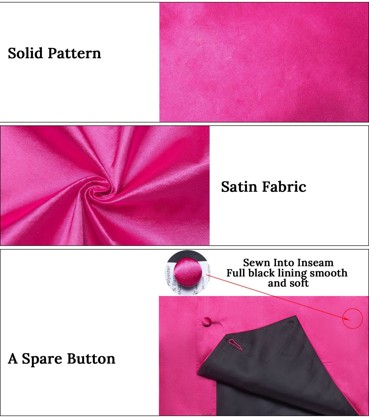 GentCrest Pink Solid Vest Set - Image 7