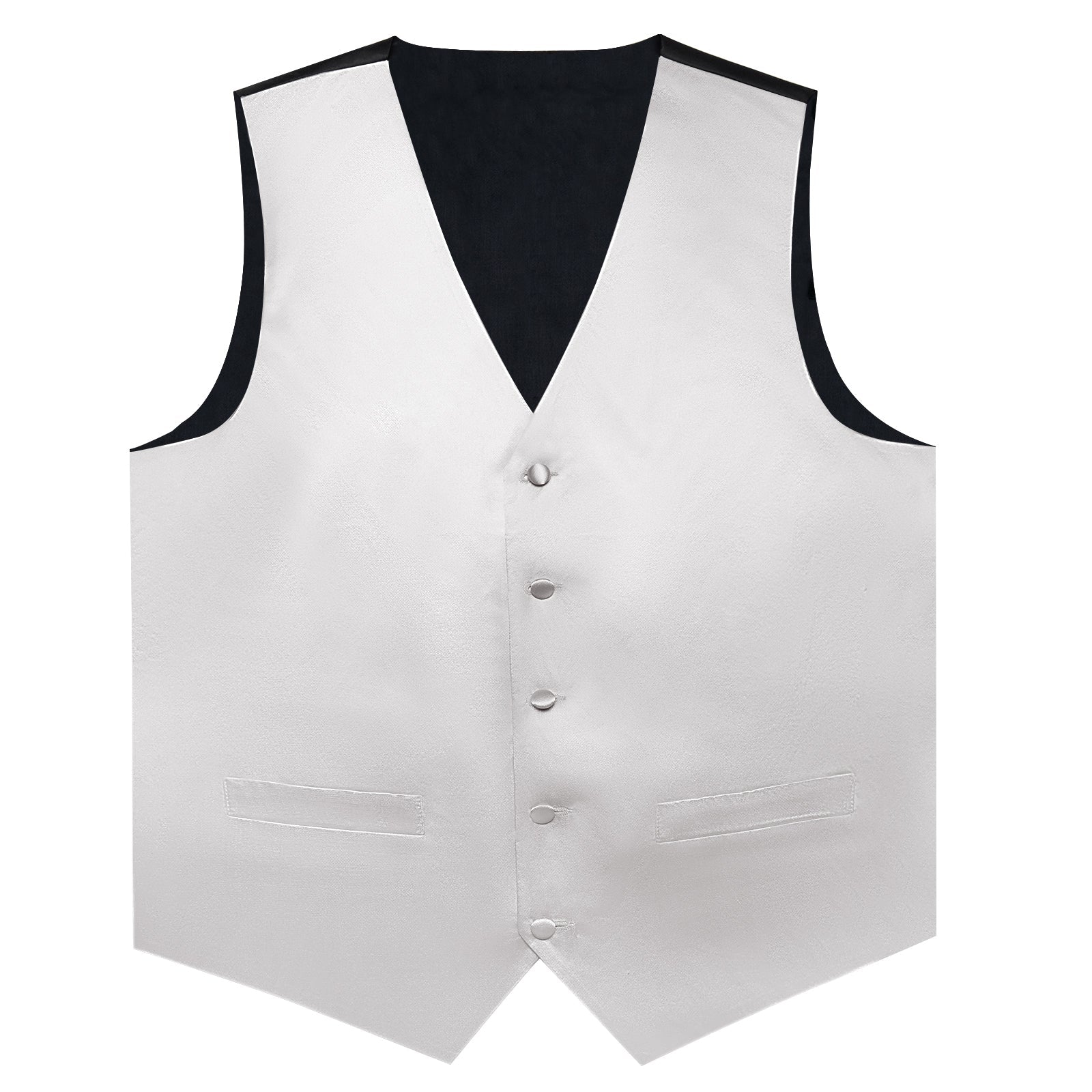 GentCrest Grey Solid Vest Set - Image 4
