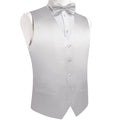 GentCrest Grey Solid Vest Set - Image 1