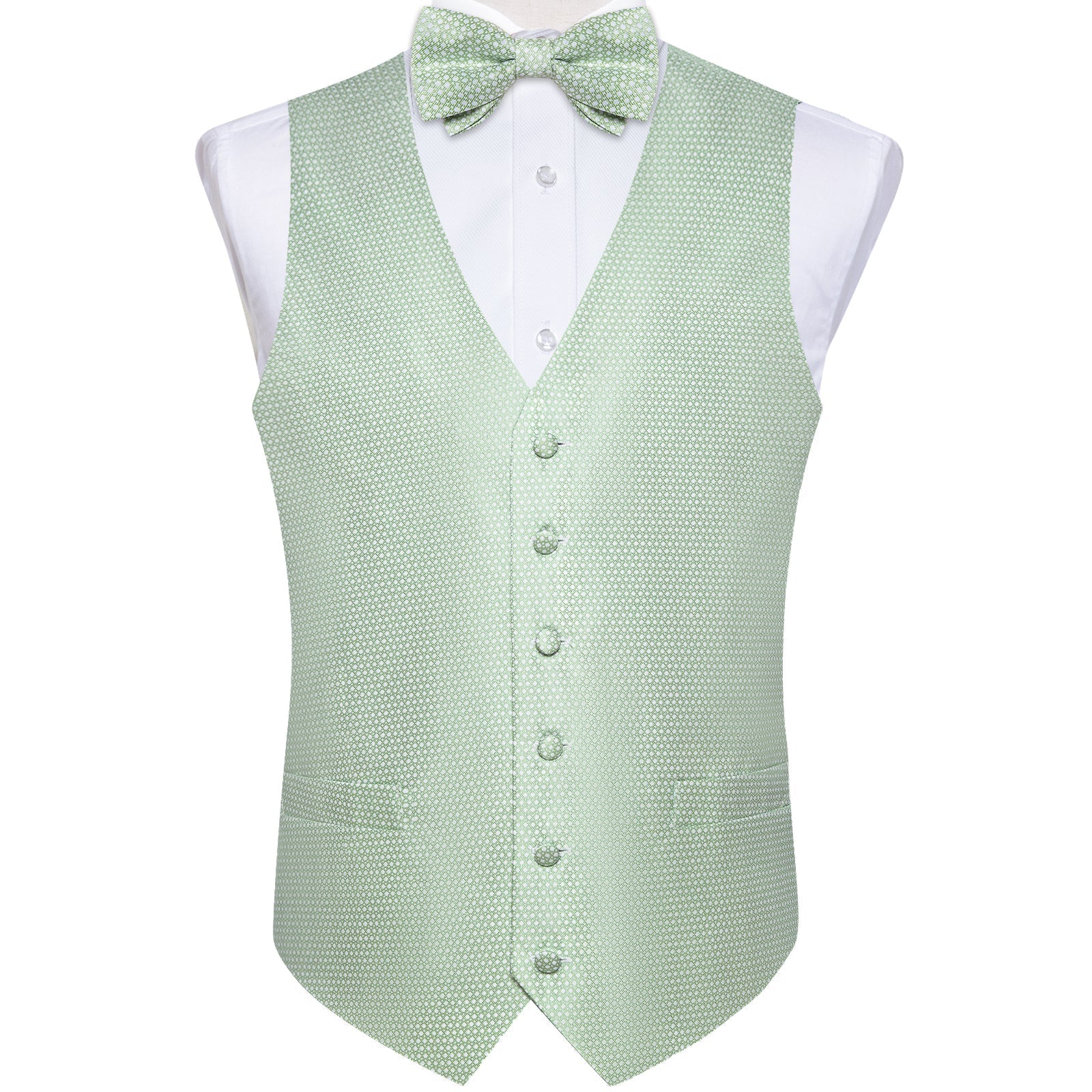 GentCrest Red Polka Dot Vest Set - Image 2