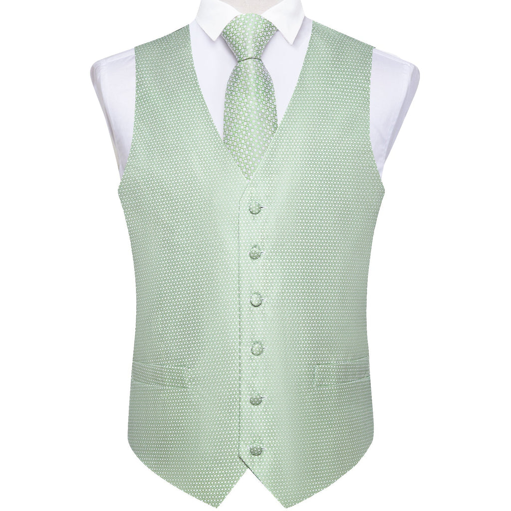 GentCrest Green Polka Dot Vest Set - Image 4