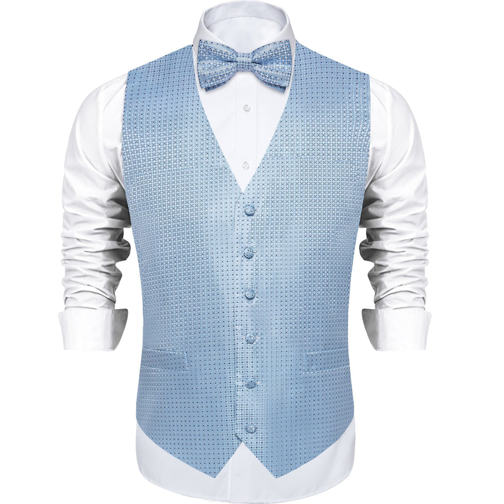 GentCrest Blue Polka Dot Vest Set - Image 3
