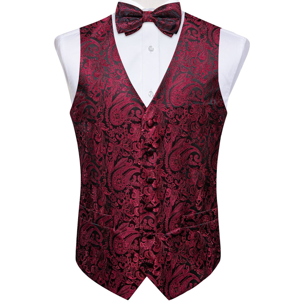 GentCrest Black Paisley Vest Set - Image 3