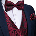 GentCrest Black Paisley Vest Set - Image 1