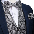 GentCrest Black Paisley Vest Set - Image 1